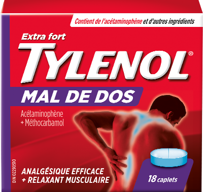 Tylenol Extra fort Mal de dos