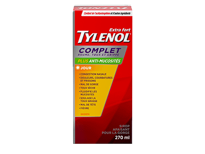 Extra Fort TYLENOL® Complet Rhume, Toux et Grippe Sirop
