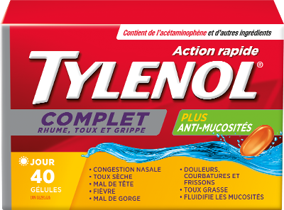 Action Rapide TYLENOL® Complet Rhume, Toux et Grippe