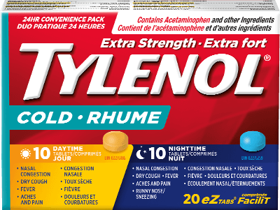 Extra Strength TYLENOL® Cold Daytime & Nighttime