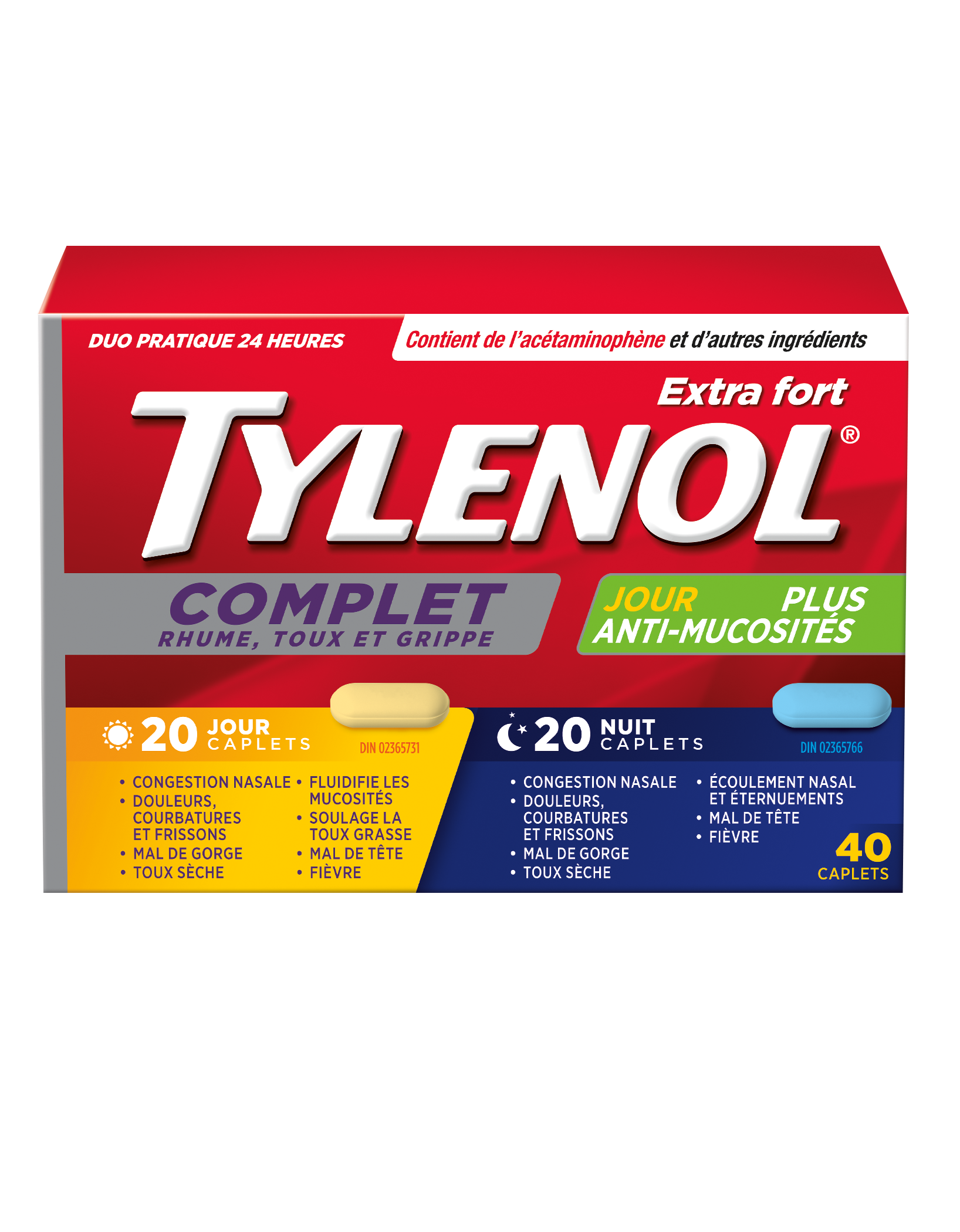 TYLENOL® Complet Rhume, toux et grippe